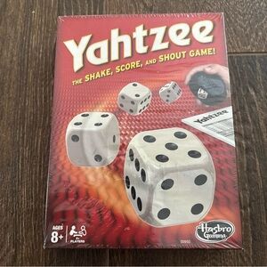 Hasbro Yahtzee Game - Red and White